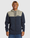 Mens Keller Block Zip-Up Hoodie