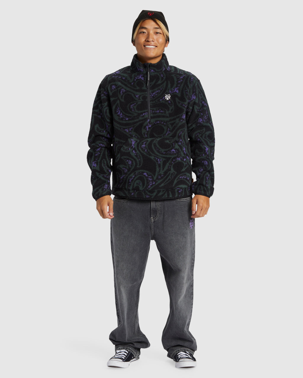 Mens Mercury Half Zip Sweatshirt