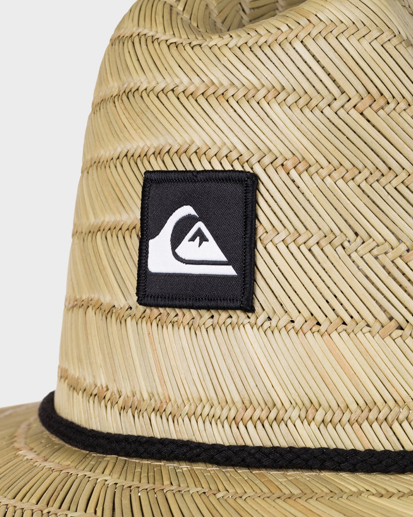Mens Pierside Lifeguard Straw Hat