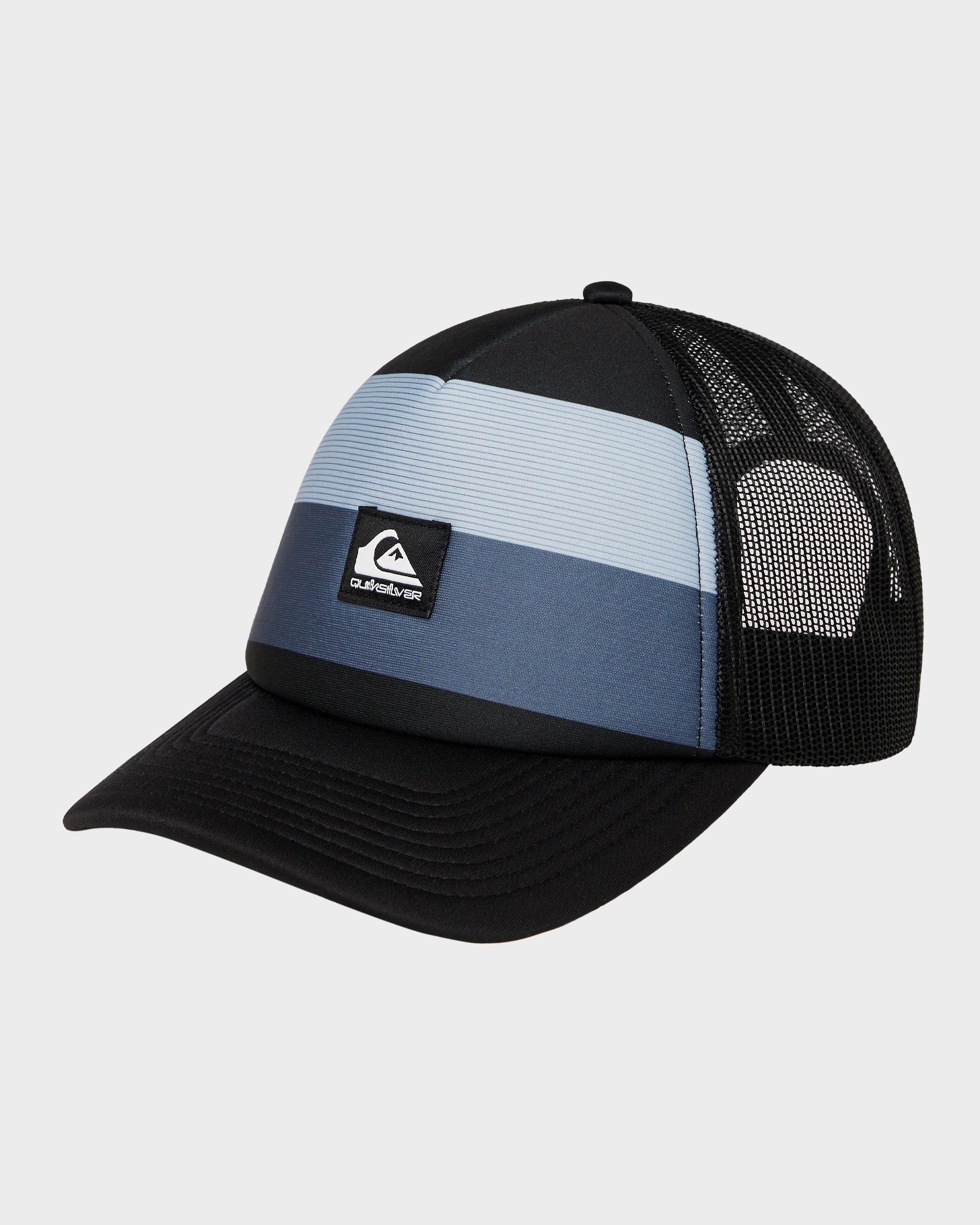 Quiksilver Mens Emu Coop Trucker Cap - BLACK MOMENTUM - Surf Dive 'n Ski