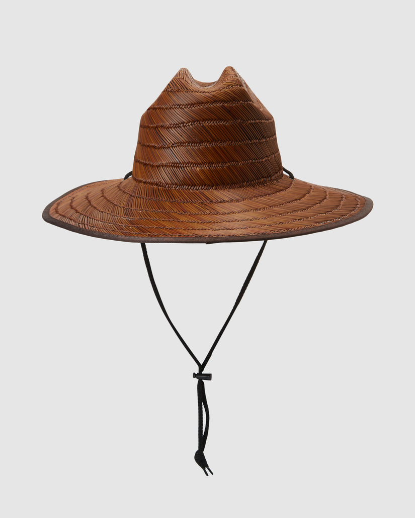 Mens Pierside Taper Lifeguard Straw Hat