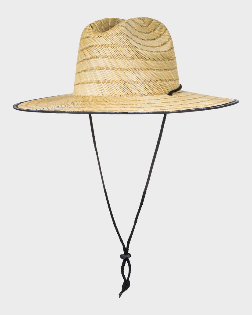 Mens Pierside Taper Lifeguard Straw Hat