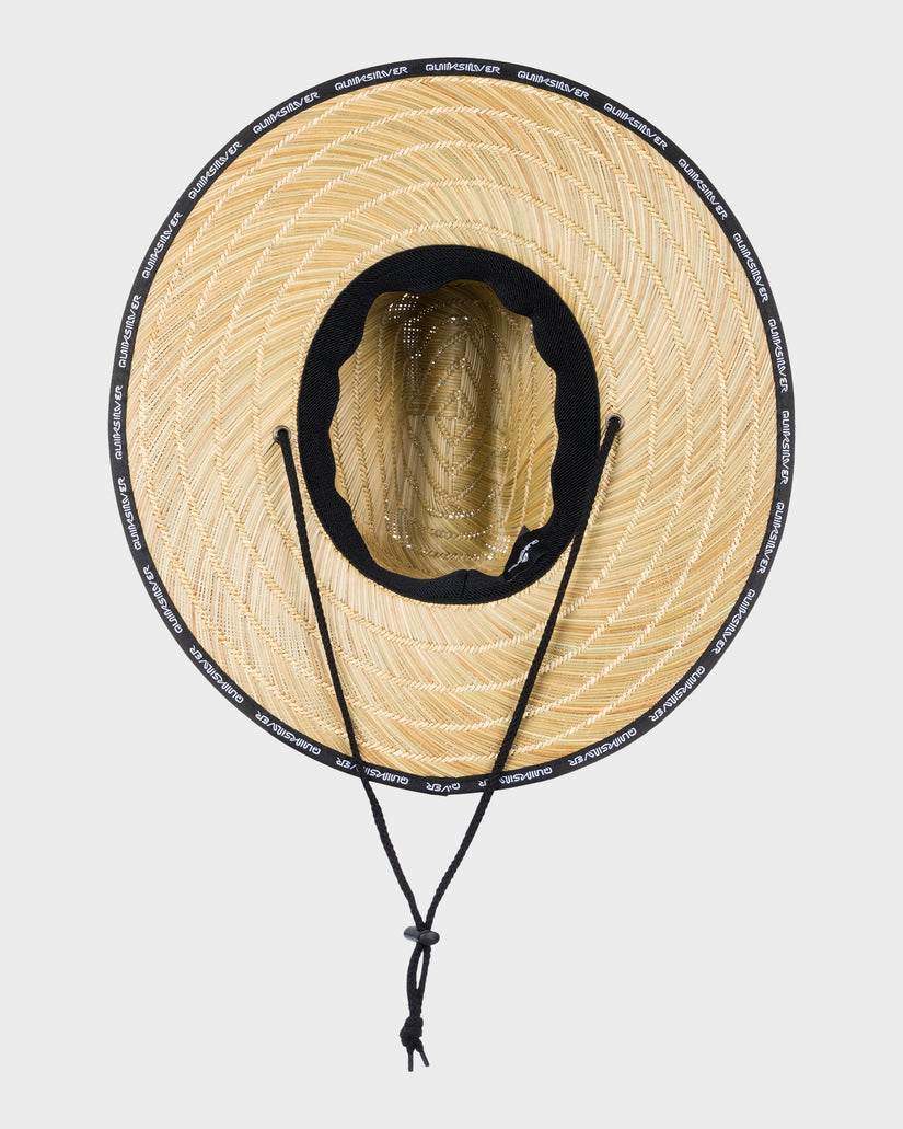 Mens Pierside Taper Lifeguard Straw Hat