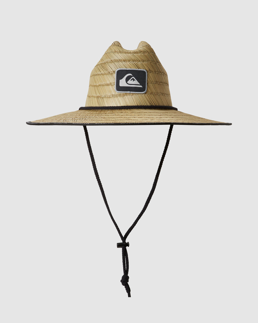 Mens Pierside Taper Lifeguard Straw Hat