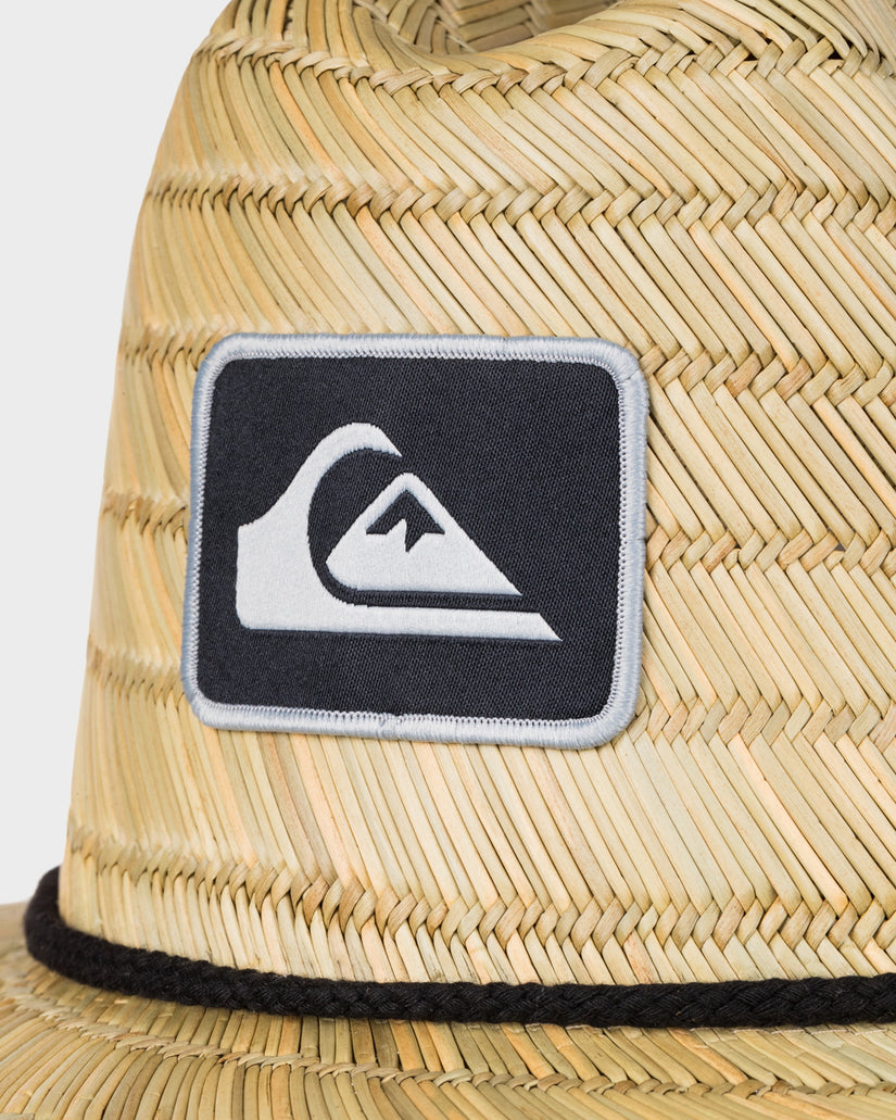 Mens Pierside Taper Lifeguard Straw Hat
