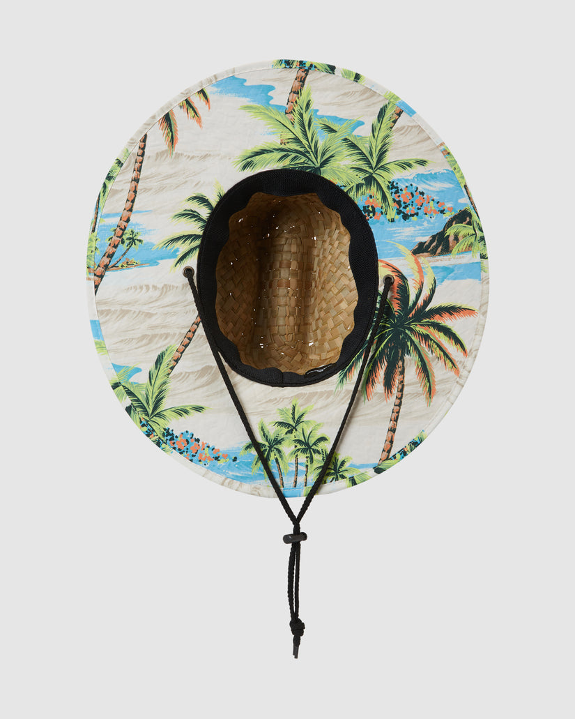 Mens Pierside Lifeguard Straw Hat