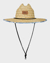 Mens Pierside Print Straw Hat