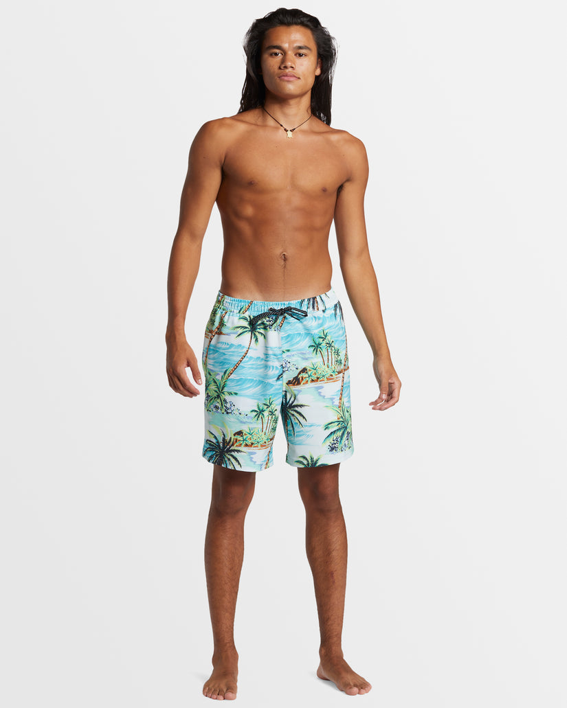 Mens Surfsilk Mix Volley 17" Swim Shorts