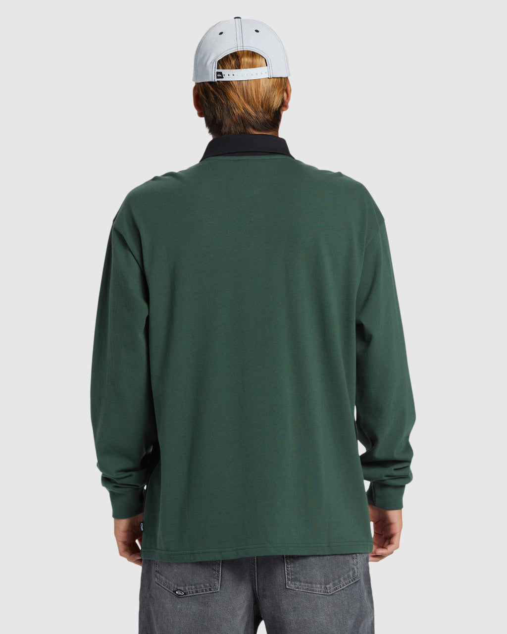 Mens Mercury Rugby Long Sleeve Polo Shirt