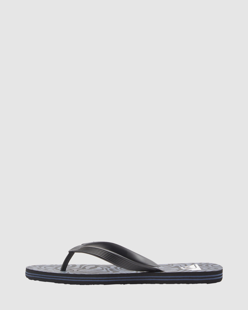 Mens Molokai Art Beach Thongs
