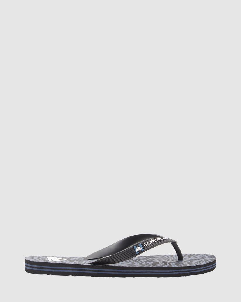 Mens Molokai Art Beach Thongs