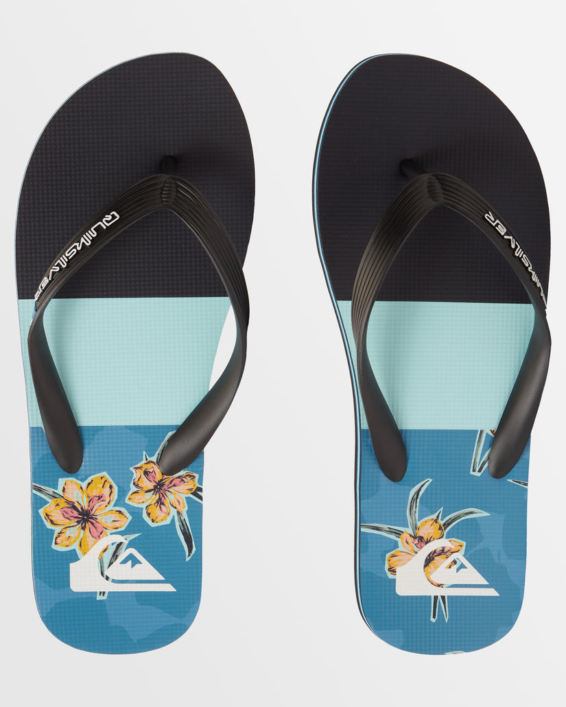 Mens Molokai Art Beach Flip-Flops