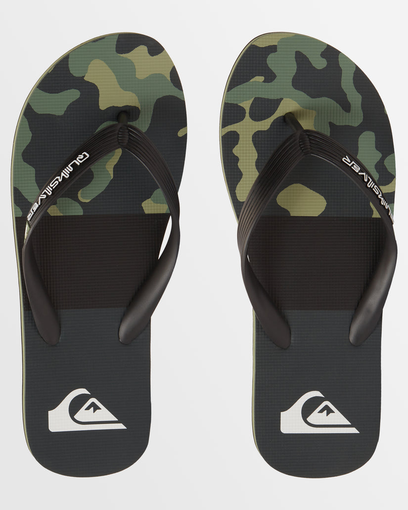 Mens Molokai Art Beach Thongs
