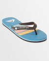 Mens Molokai Stripe Beach Thongs