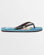 Mens Molokai Stripe Beach Thongs