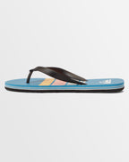 Mens Molokai Stripe Beach Thongs