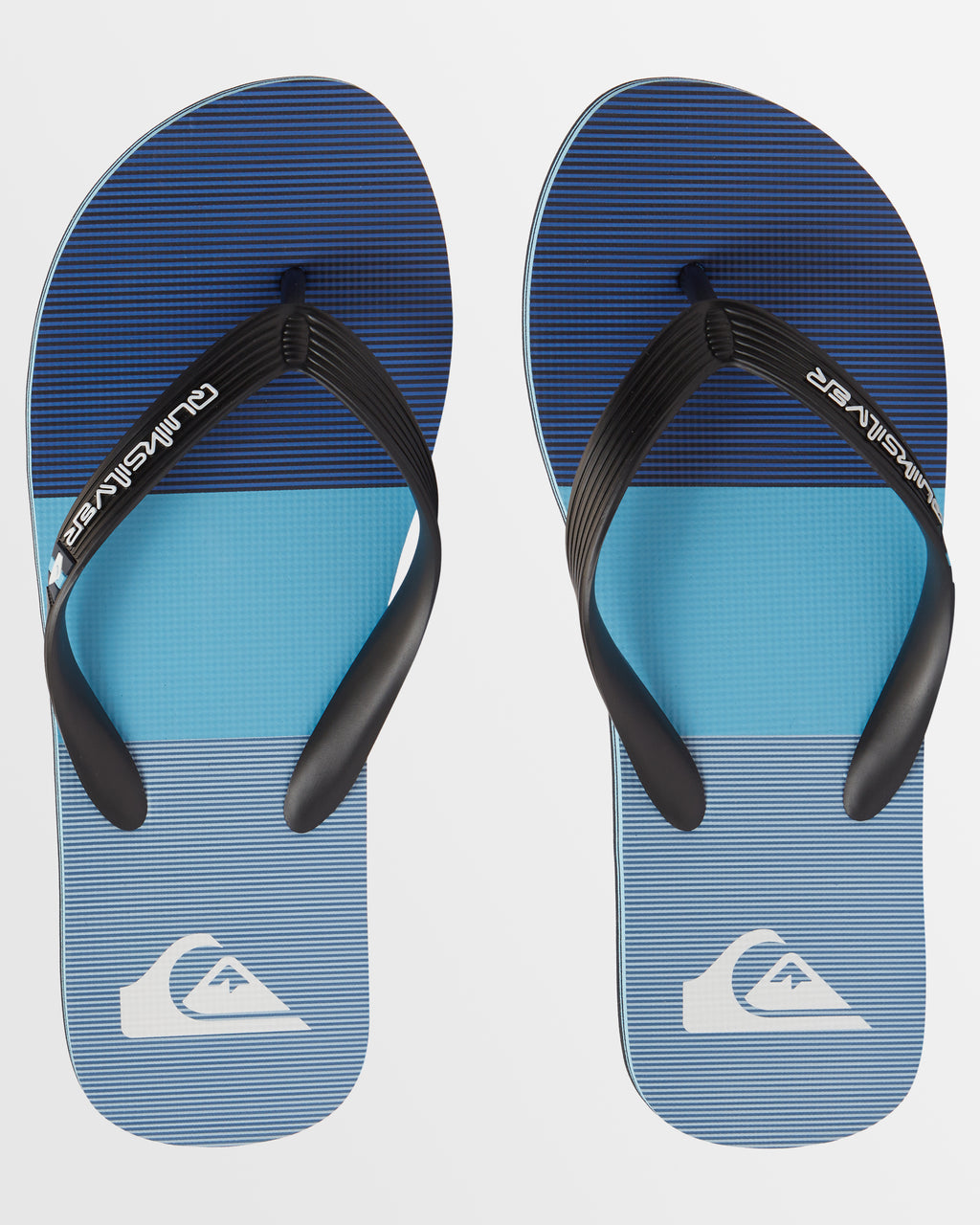 Mens Molokai Stripe Beach Thongs