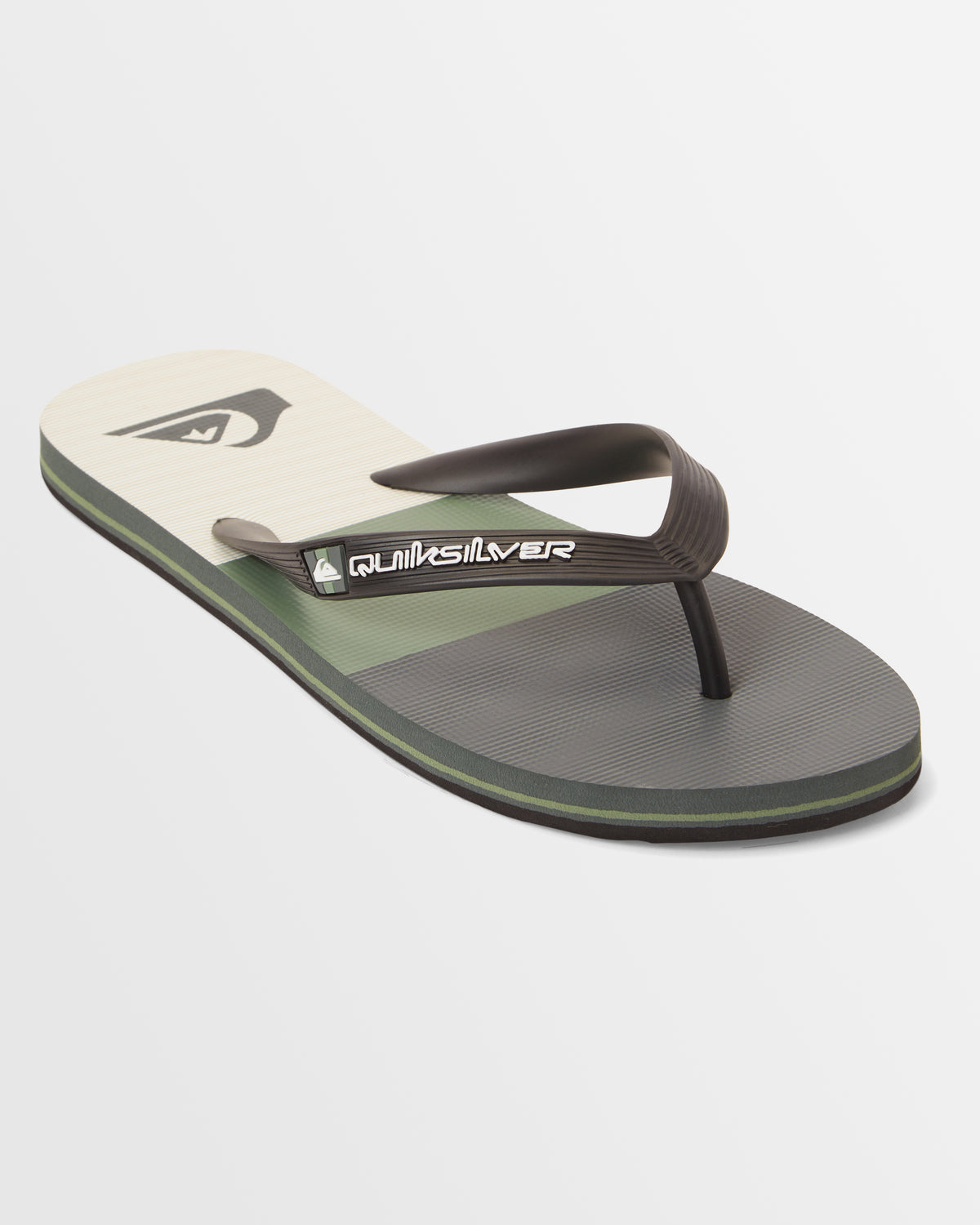 Mens Molokai Stripe Beach Thongs