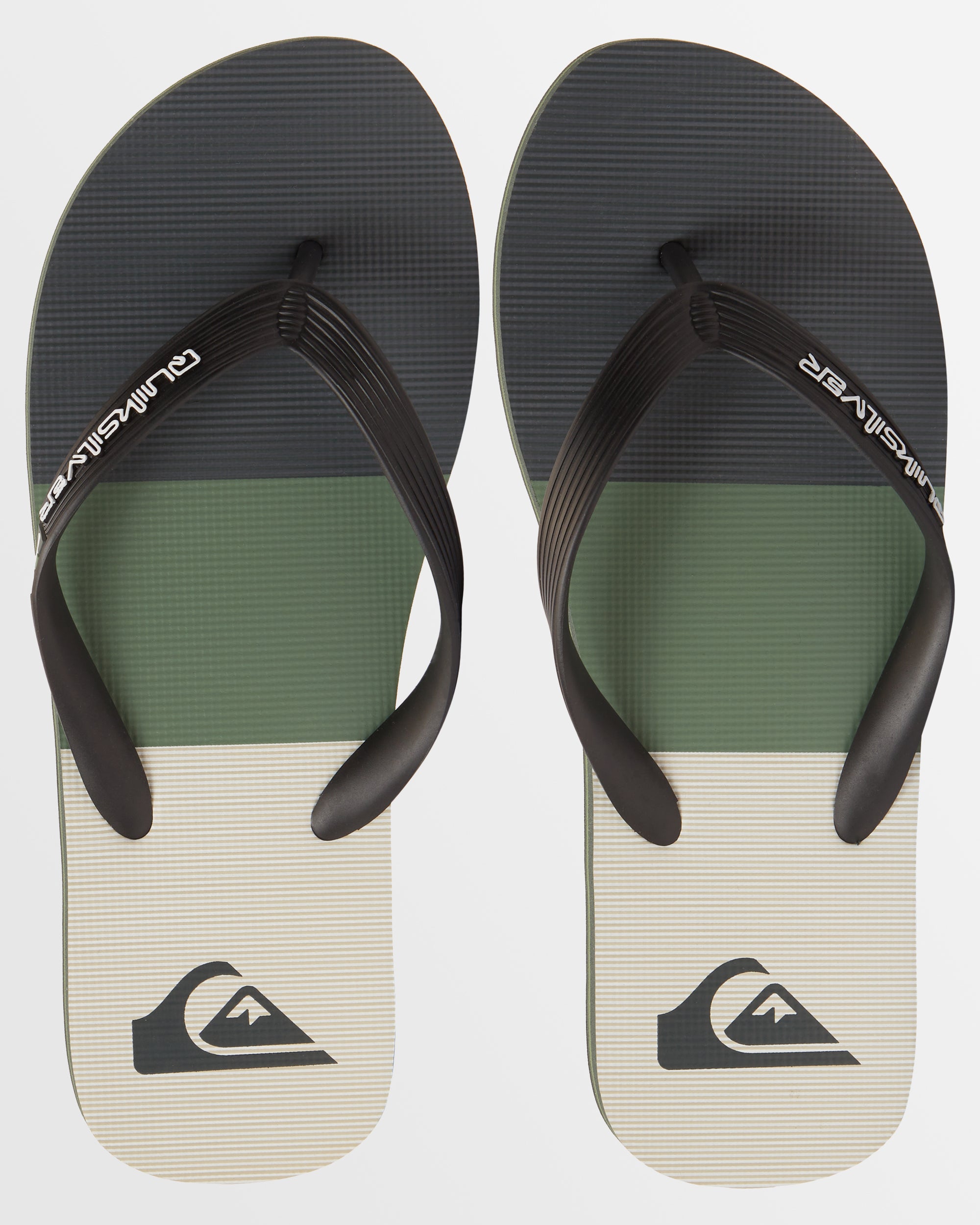Mens Molokai Stripe Beach Thongs