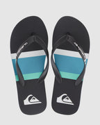 Mens Molokai Stripe Beach Thongs
