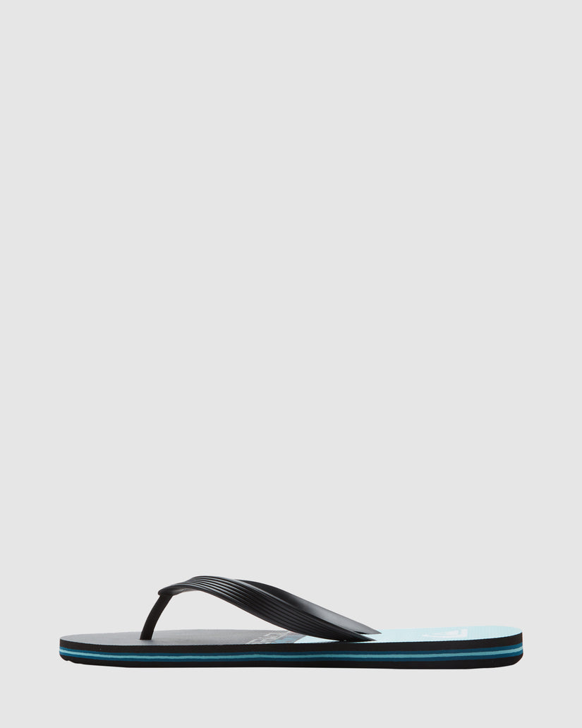 Mens Molokai Stripe Beach Flip-Flops