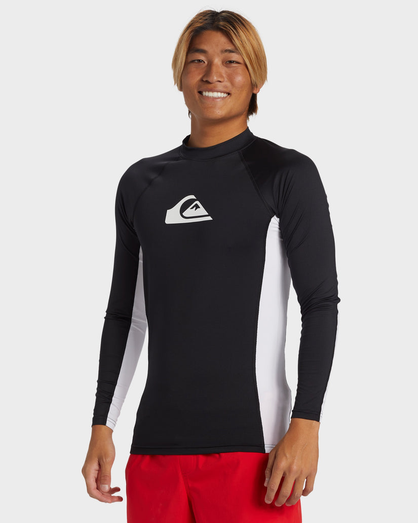 Buy Mens Everyday Long Sleeve UPF 50 Rash Vest by Quiksilver | Surf ...