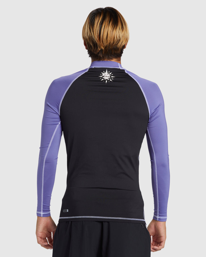 Mens Mercury Long Sleeve UPF 50 Rash Vest