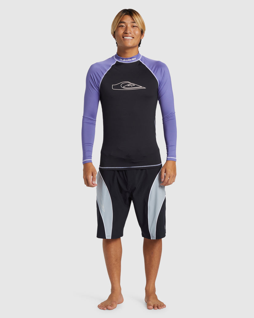 Mens Mercury Long Sleeve UPF 50 Rash Vest
