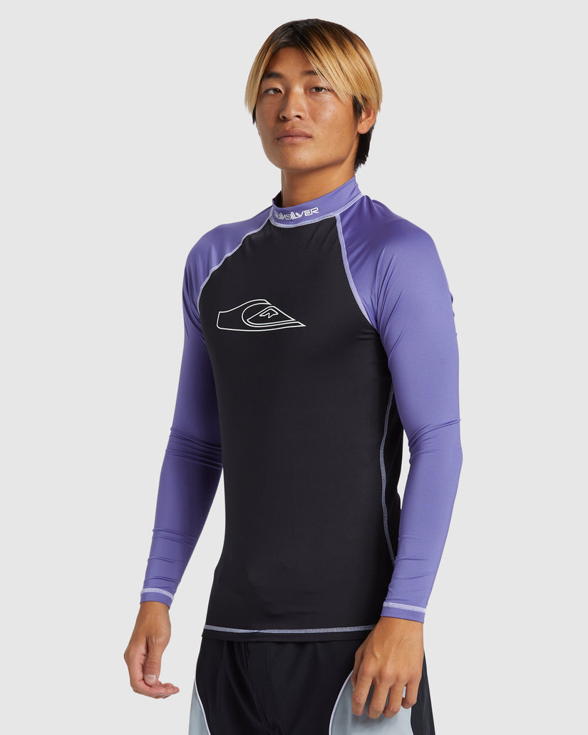 Mens Mercury Long Sleeve UPF 50 Rash Vest