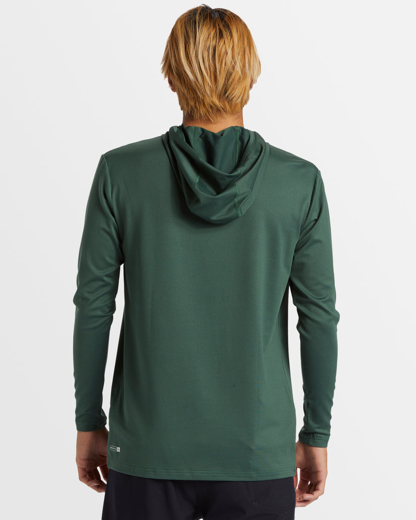 Mens DNA Bubble Long Sleeve UPF 50 Hooded Rash Guard