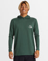 Mens DNA Bubble Long Sleeve UPF 50 Hooded Rash Guard