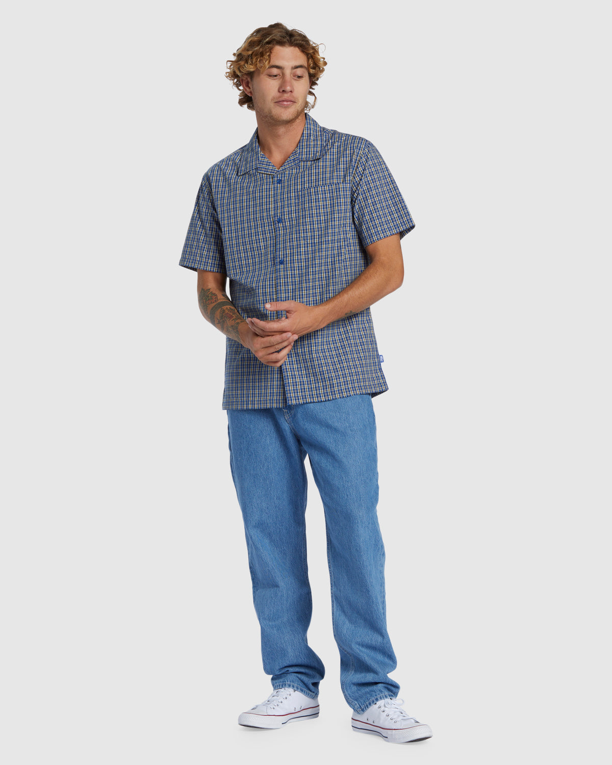 Mens Saturn Casual Short Sleeve Shirt