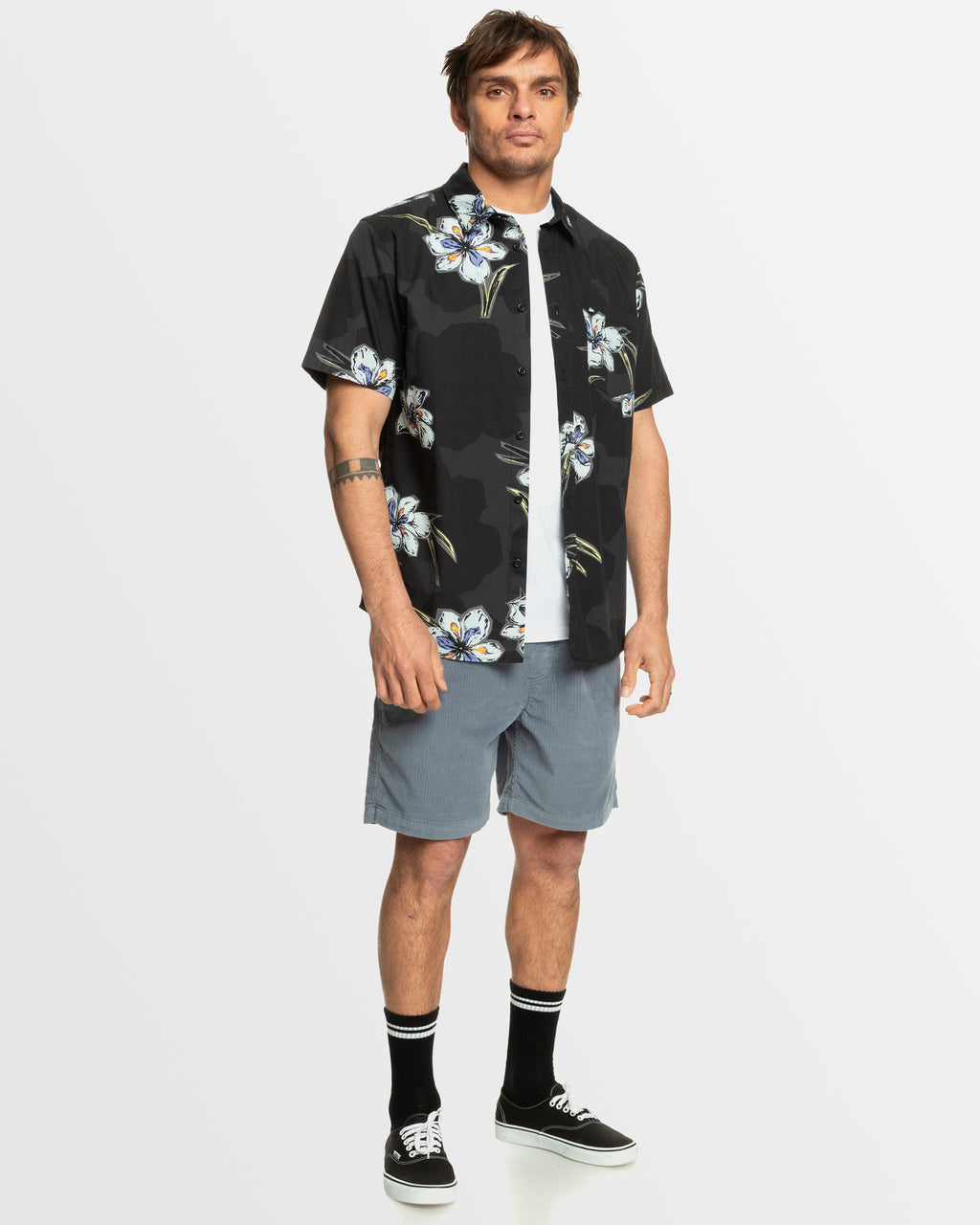Mens Apero Stretch Classic Short Sleeve Shirt