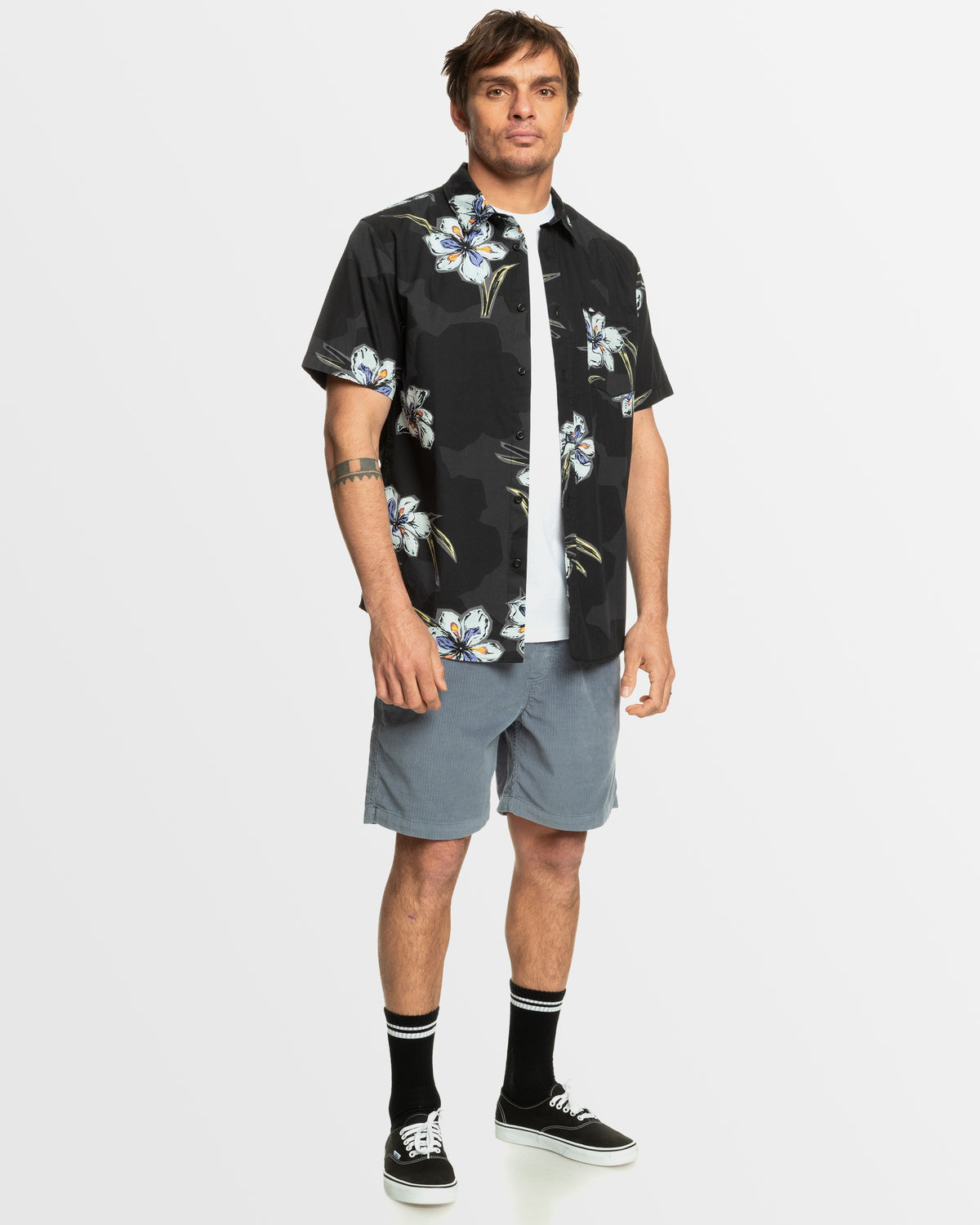 Mens Apero Stretch Classic Short Sleeve Shirt