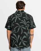 Mens Abstract Island Short Sleeve Shirt