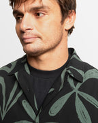 Mens Abstract Island Short Sleeve Shirt