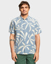 Mens Abstract Island Short Sleeve Shirt
