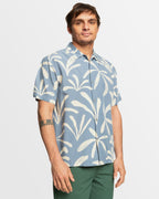 Mens Abstract Island Short Sleeve Shirt
