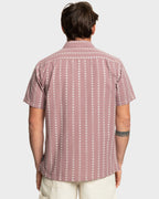 Mens Lunar Phases Casual Short Sleeve Shirt