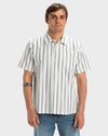Mens Lunar Phases Casual Short Sleeve Shirt