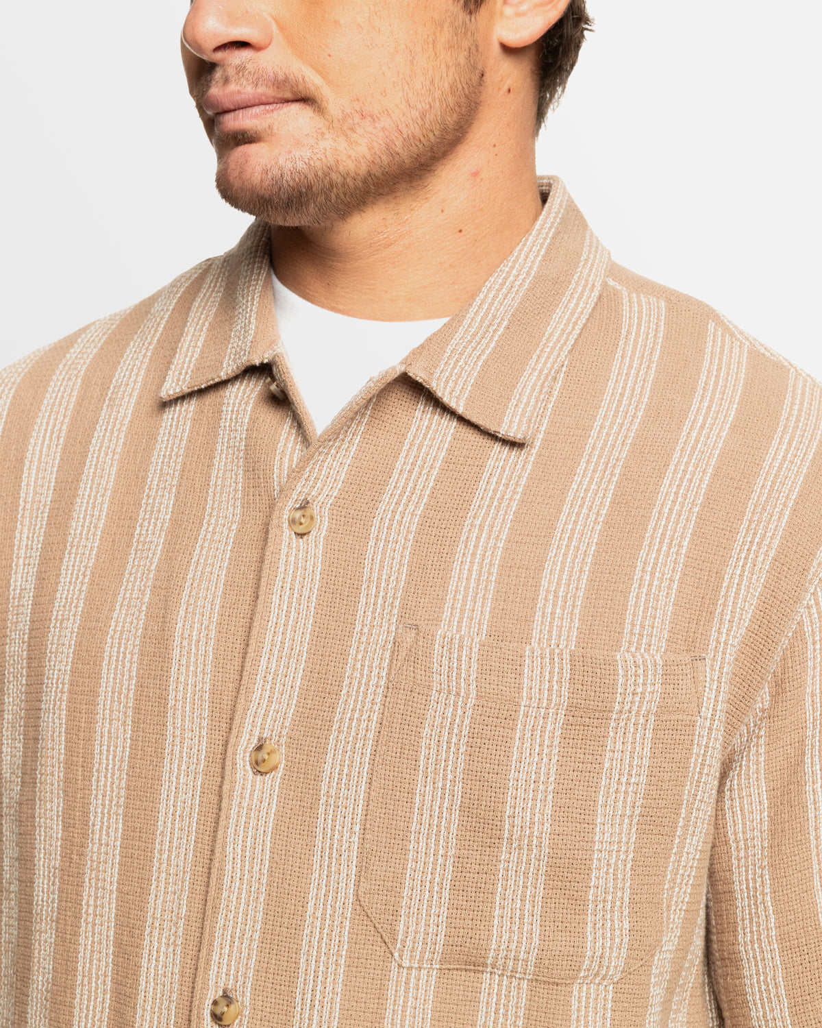 Mens Stranger Casual Short Sleeve Shirt