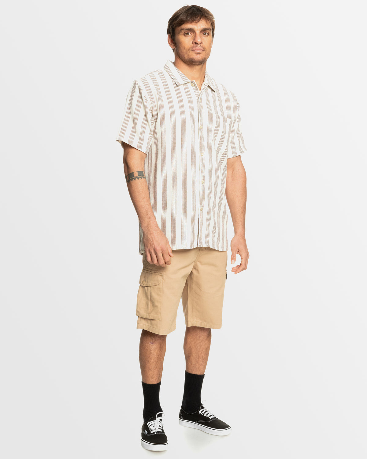 Mens Stranger Casual Short Sleeve Shirt