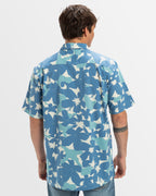 Mens Beach Club Casual Short Sleeve Shirt