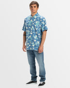 Mens Beach Club Casual Short Sleeve Shirt