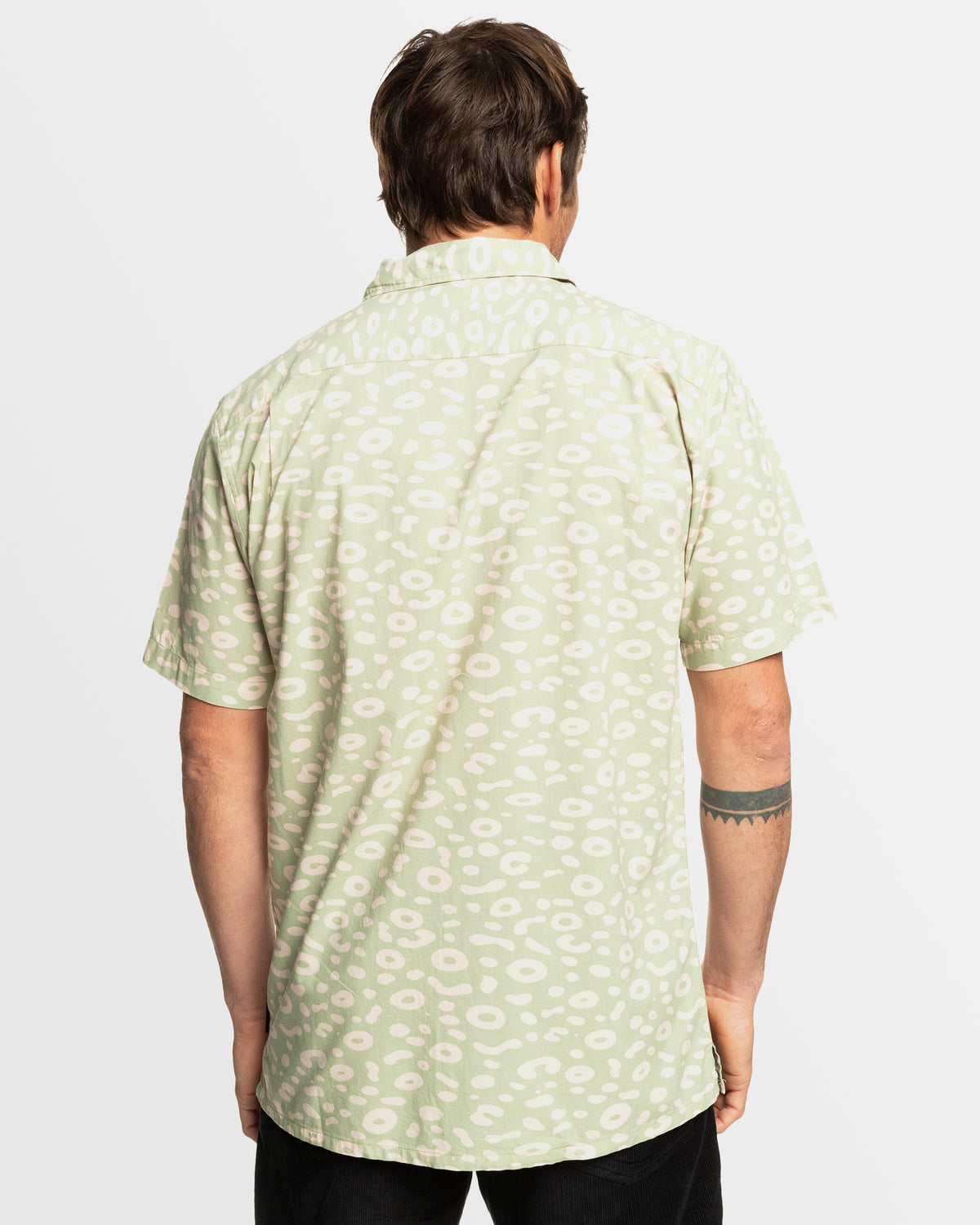 Mens Beach Club Casual Short Sleeve Shirt