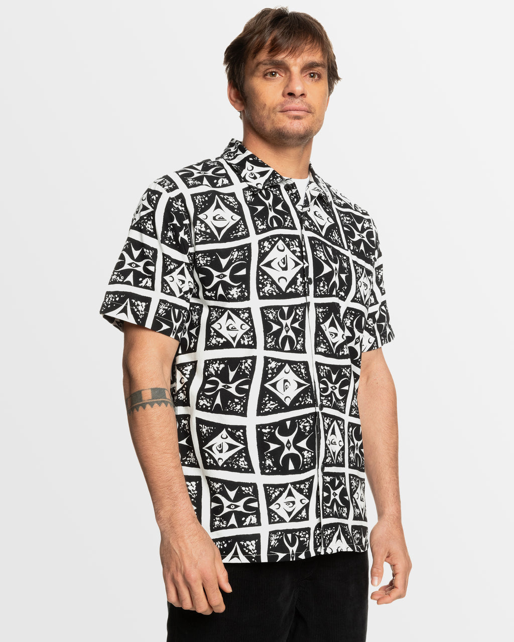 Mens Beach Club Casual Short Sleeve Shirt