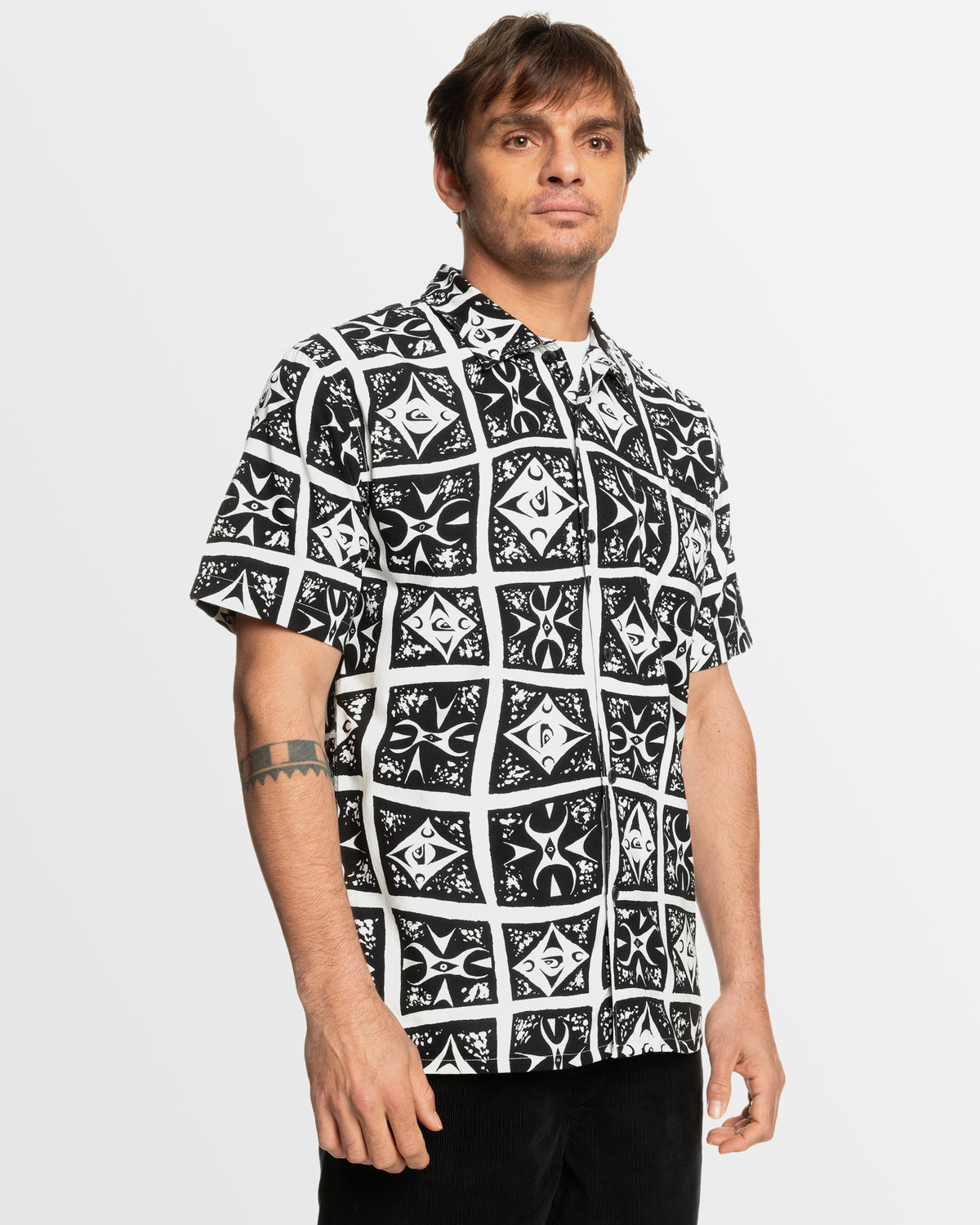 Mens Beach Club Casual Short Sleeve Shirt