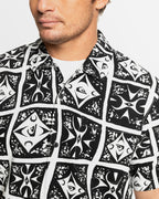 Mens Beach Club Casual Short Sleeve Shirt