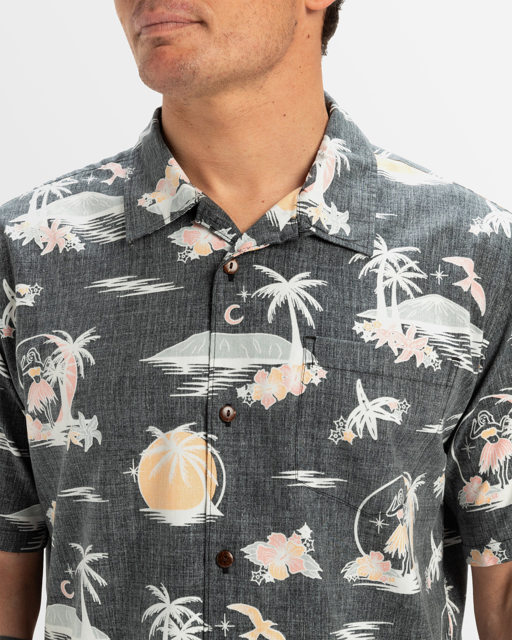 Mens DNA Destination Island Short Sleeve Shirt