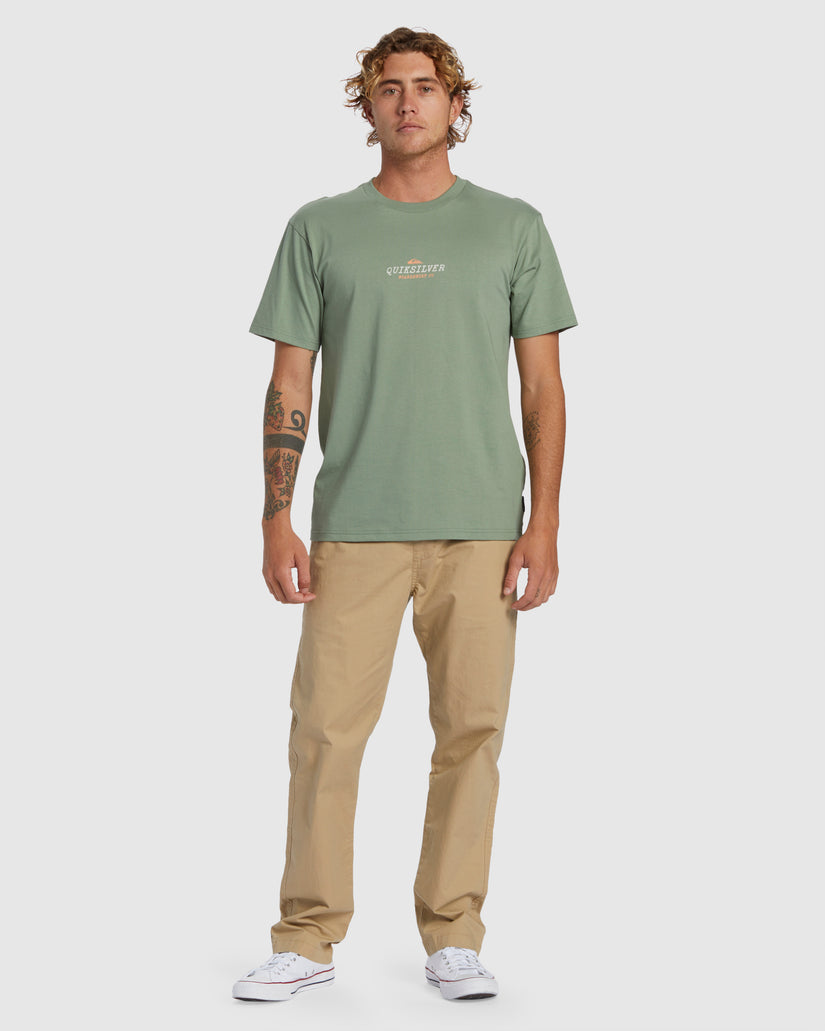 Mens Hibiscus Short Sleeve T-Shirt